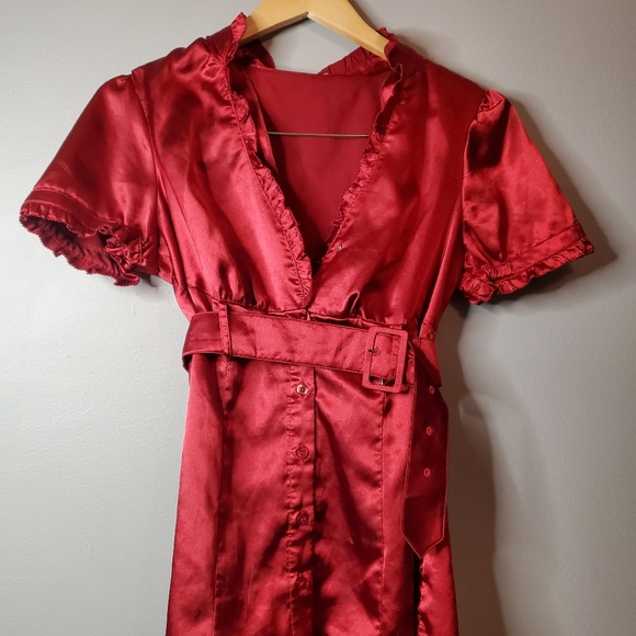 Smart Set Red Blouse - Size S - Picture 1 of 9